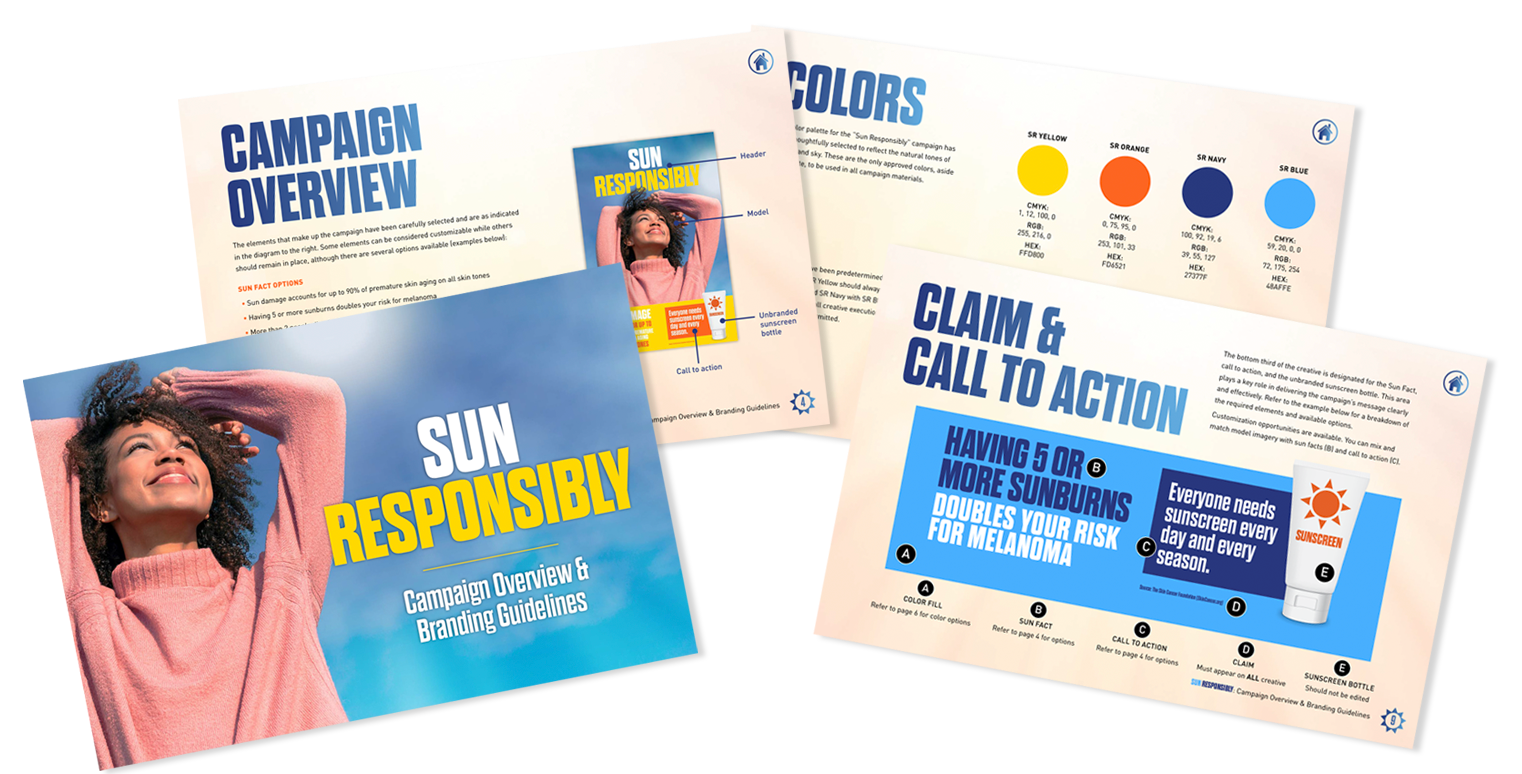Sun Responsibly campaign overview and branding guidelines